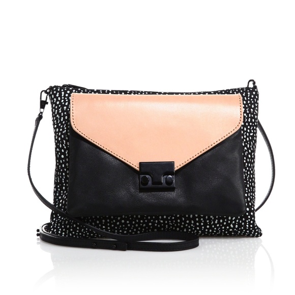 Loeffler Randall Double Pouch Crossbody Detachable Purse Bag - Picture 2 of 16